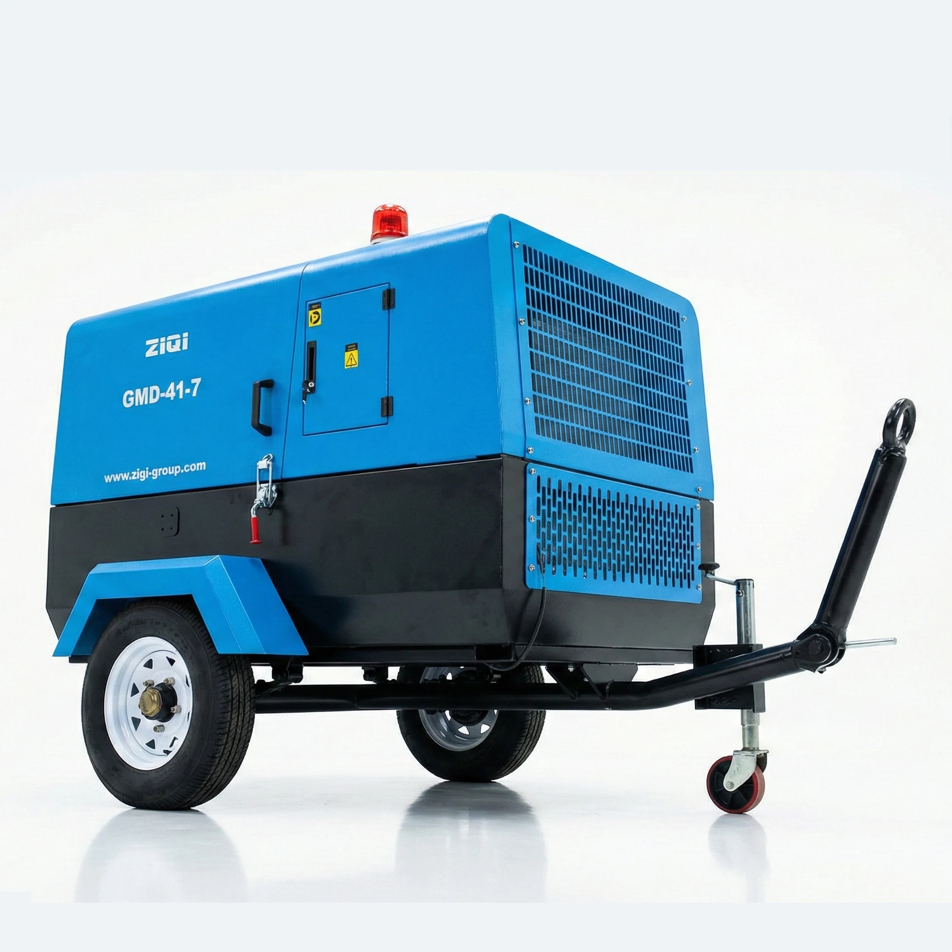 185 Cfm Portable Diesel Air Compressor for Sandblasting