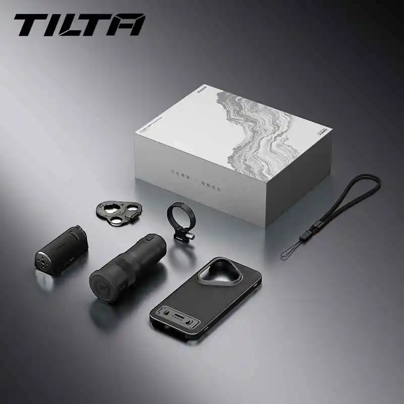 Kit de Mano para Teleobjetivo TILTA para HUAWEI Pura 90 Pro/Pro Max con Empuñadura de Enfoque y Lente Teleobjetivo 3.33x TKL-H80