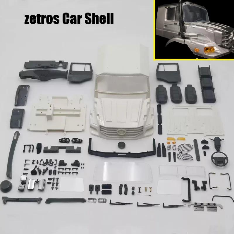 RC Car JDModel Cab Shell Bodyshell Dashboard JDM-209 For Zetros 1/14 Cab Remote Control Model Truck RC Accessories