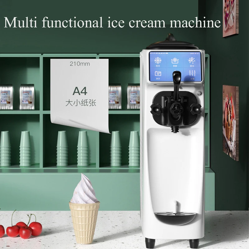 Wholesale Counter 3 Flavor Soft Ice Cream Maker Machine Commercial Fruit Ice Cream Making Machine