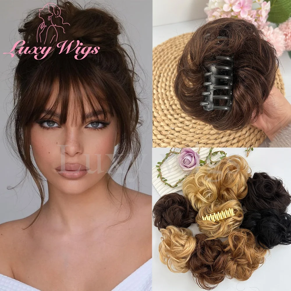 

Коричневый зажим для когтей, грязный пучок, хвост, грязный человеческий пучок, наращивание волос, волнистые вьющиеся человеческие волосы, шиньон, прическа, шиньоны для женщин и девочек