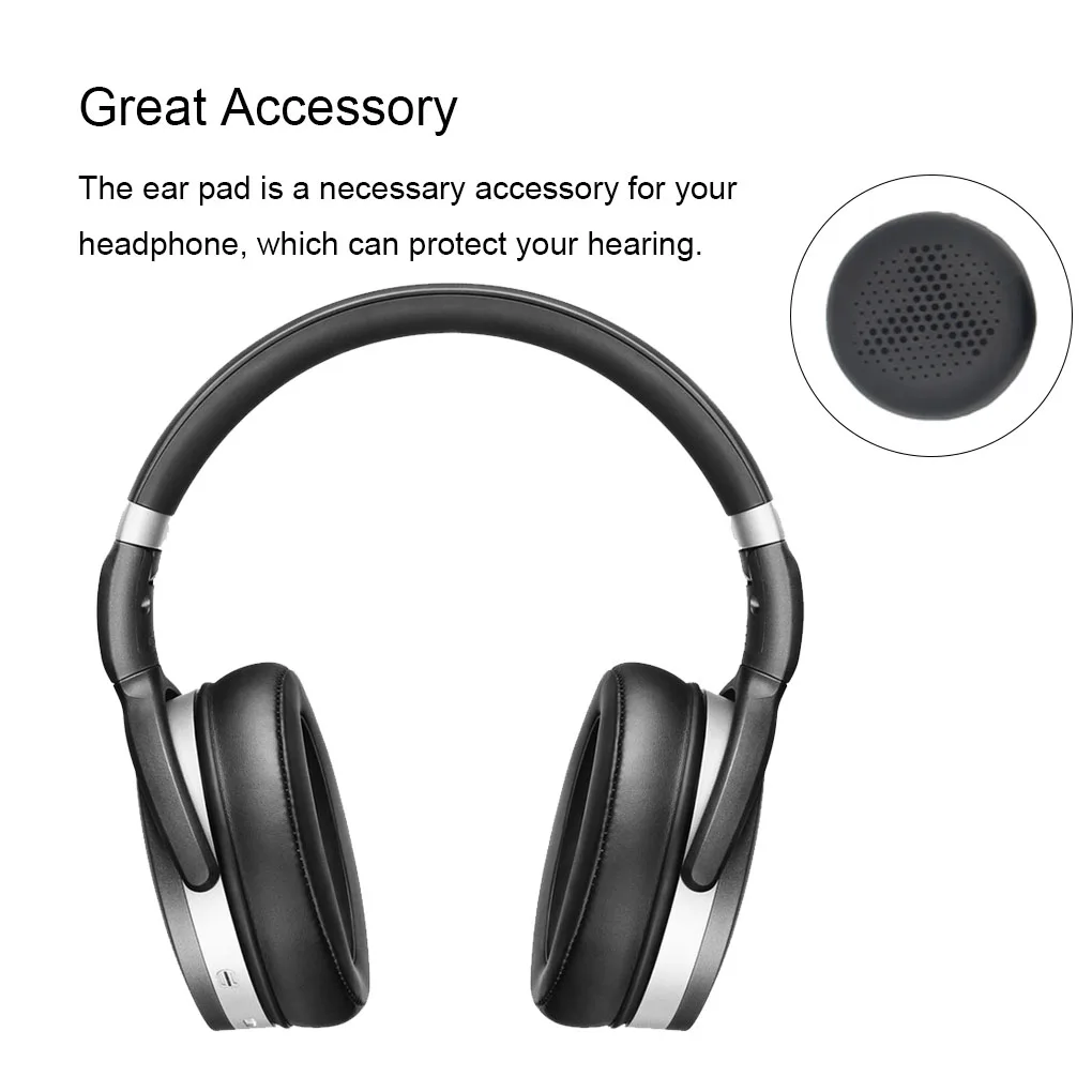 แผ่นรองหูหูฟังแบบมืออาชีพแผ่นรองหูฟองน้ำลดเสียงรบกวนสำหรับหูฟัง Y500 AKG