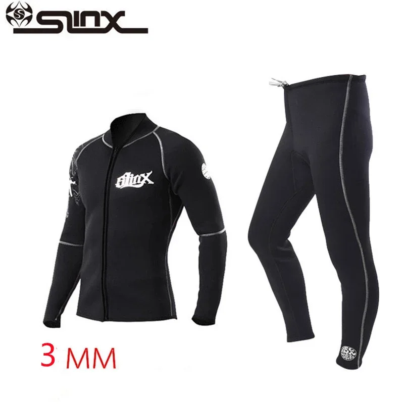 

Slinx 3MM Neoprene Diving Pants Jackets For Men Women Winter Swimming Rowing Sailing Surfing Wetsuit Suit