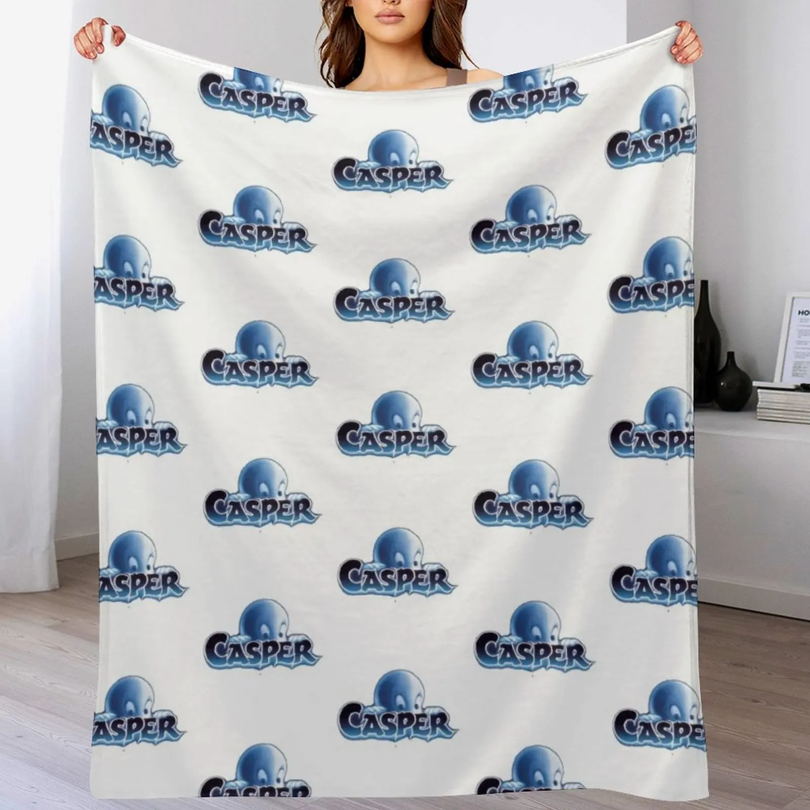 

Casper the friendly ghost 90s movie Throw Blanket Soft Breathable Blanket for Night Sleeping