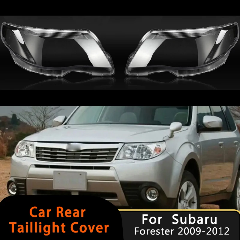 

For Subaru Forester 2009-2012 Car Headlamp Shade Headlight Cover Shell Lens Auto Lampshade Lamp Shell Head Lamp Light Case Cap