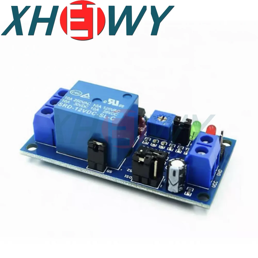 DC 12V Normally Open Type Triggered Delay Switch Time Delay Relay Module Circuit Timer Timing Board Switch Trigger