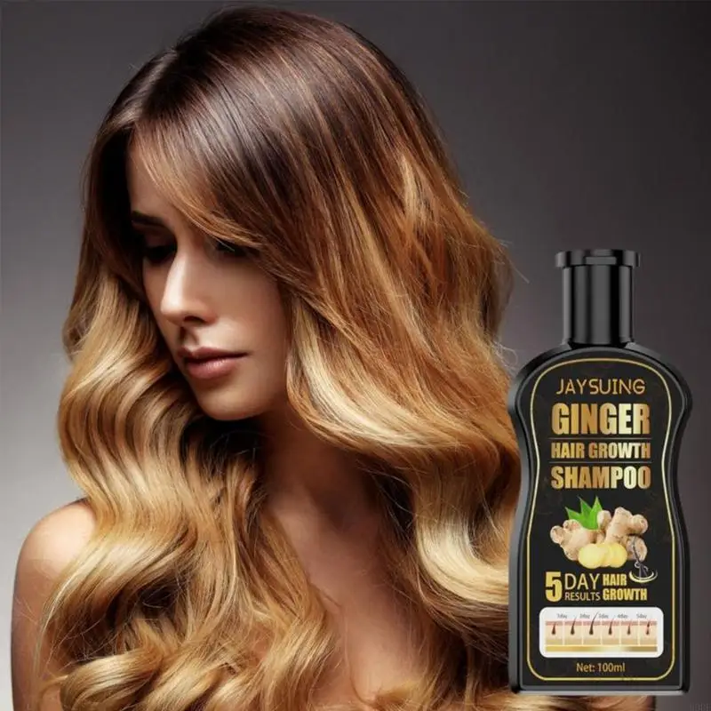 U0DE Утолщение роста волос против выпадения волос Полигональный шампунь для роста волос Быстрый уход за выпадением волос для и