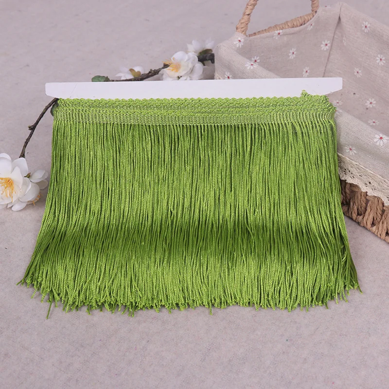 

Tassels Fringes Green Beautiful Fringed bag Fringe Trim 15cm-20cm Sewing Accessories Needlework Dresss 10 Yards