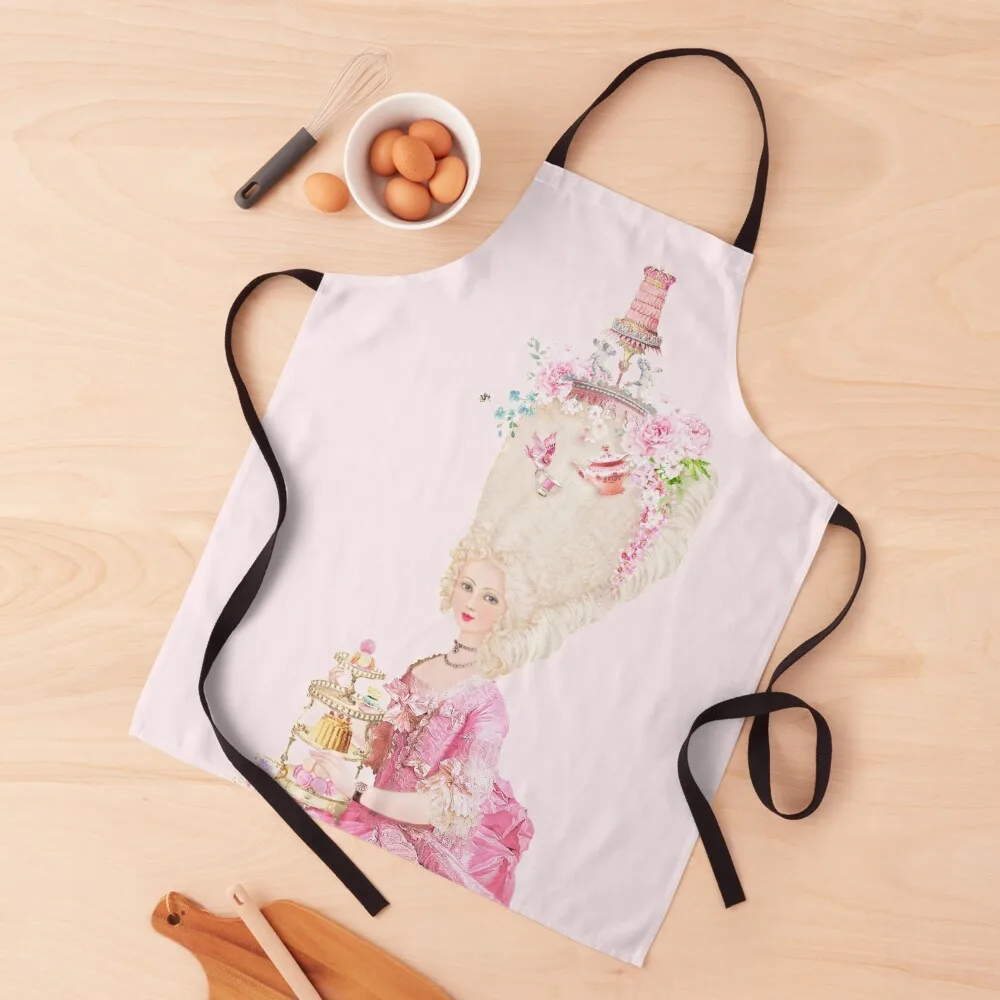 

Marie Antoinette, Coiffure High Tea Apron New year's Kitchen Front Apron