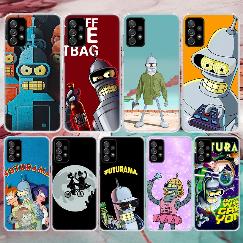 Cartoon F-Futuramas Soft Phone Case For Samsung Galaxy A51 A50 A71 A70 A10 A20E A30 A40 A41 A31 A21S A11 A6 A7 A8 A9 Plus 2018