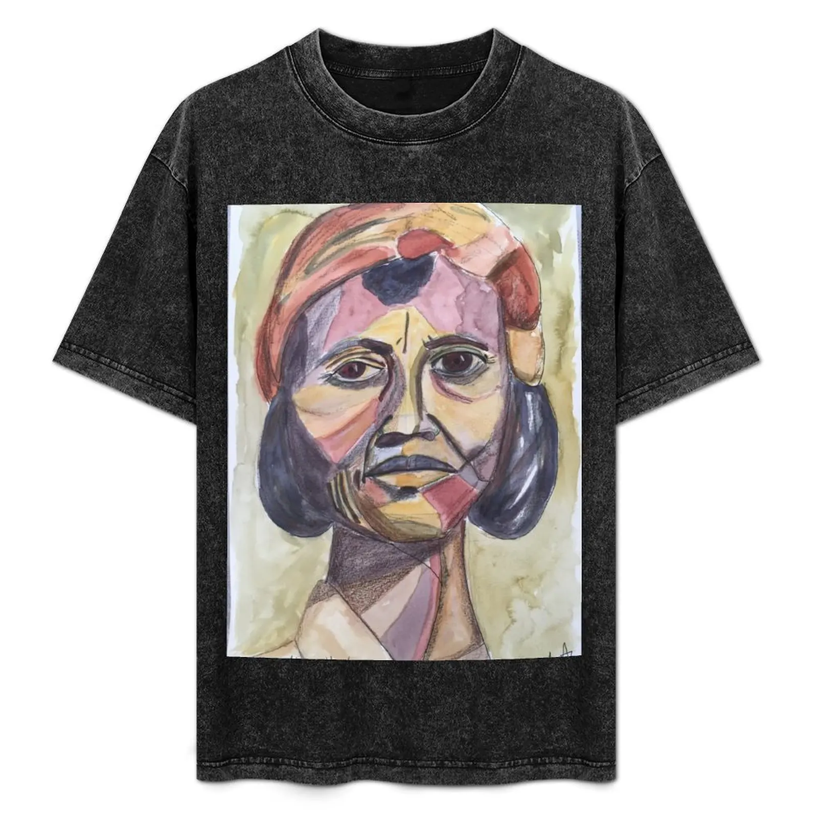 

woman- Clementine Hunter T-Shirt Simple Trendy Casual T-Shirt