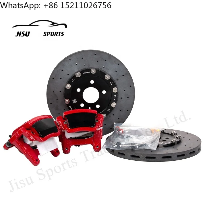 Full Set Front 10 Pot Brake Rear Single Pot Car Ceramic Brake Disc Rotor Kit 20inch 400mm for Audi A5 A6 A9 S8 2019 2018