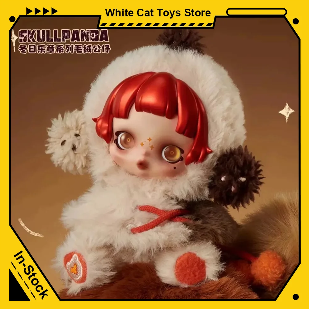 Genuine Skullpanda Winter Symphony Series Action Figures Vinyl Face Blind Box Doll Cute Song of Snow Figures Toy Christmas Gift