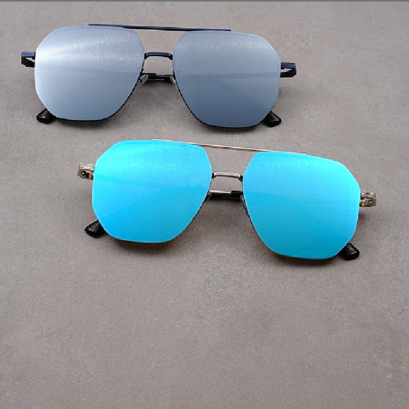 2025 Nylon polarized Sun Man Aluminum Magnesium frame luxury glasses ultra clear driving riding casual