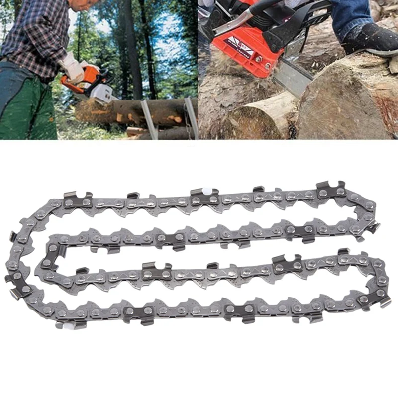 2Pcs Mini Chainsaw Chain Replacement Guide Saw Chain For 8 Inch,1/4Inch LP Pitch 47 Drive Links Fits For Chainsaw