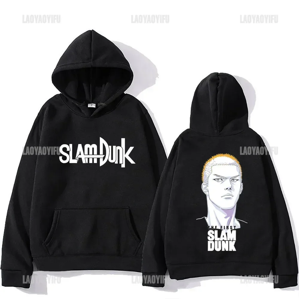 Anime ilk Slam Graphic grafik Hoodies Cosplay Harajuku erkek kadın kazak Sakuragi Hanamichi sonbahar sıcaklık kazak