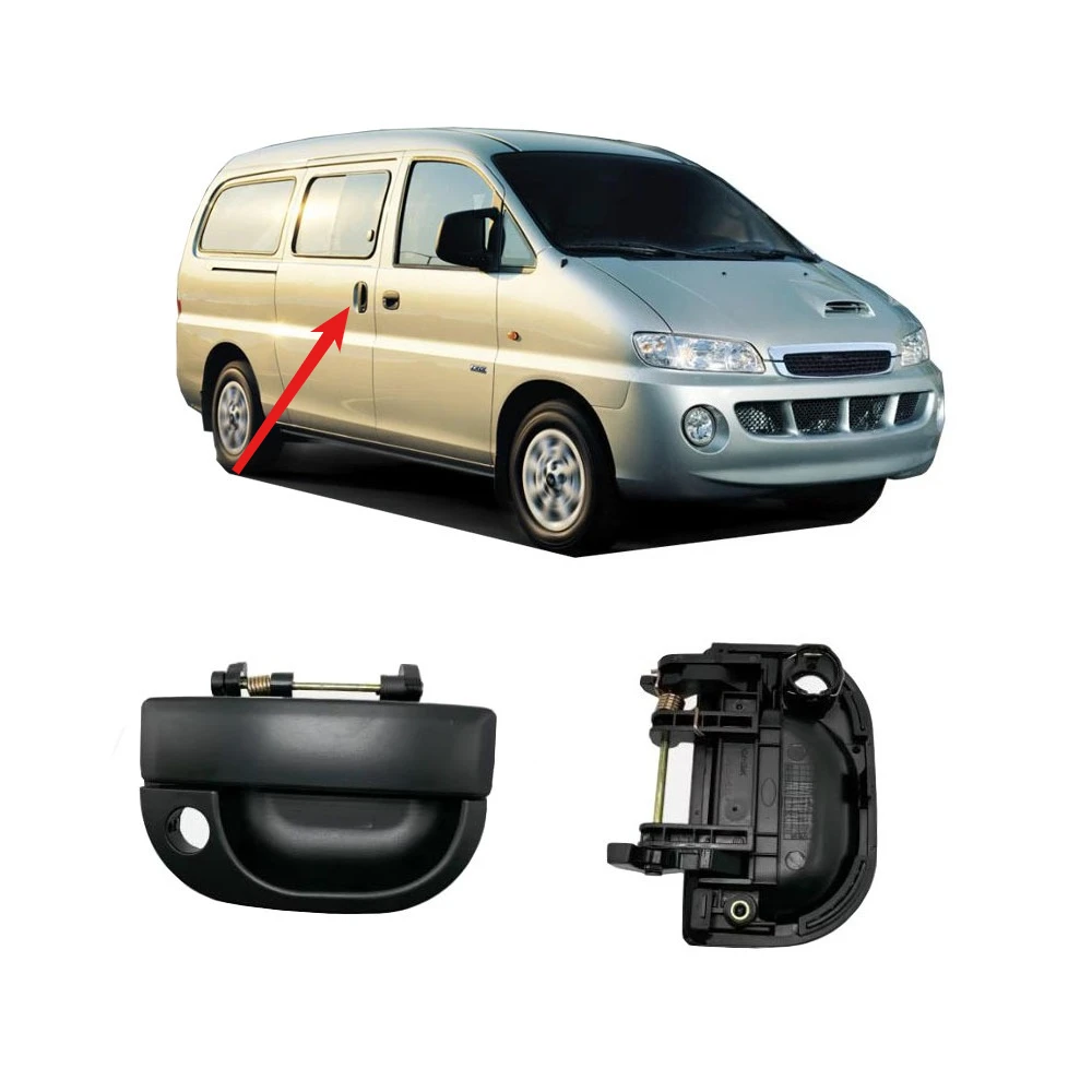 

1 Pcs Rear Door Outside Handle for Hyundai H1 Starex 1998-2007 Outside Door Buckle with Lock Hole 836604A000 836604A050
