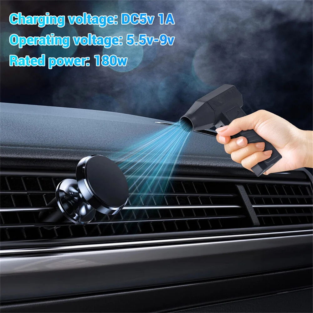 Violent Fan 130000RPM Powerful Air Blower Vacuum Dust Cleaner Type-C Charging Strong Winds 41m/s Brushless Turbo Jet Blower ﻿ view 4
