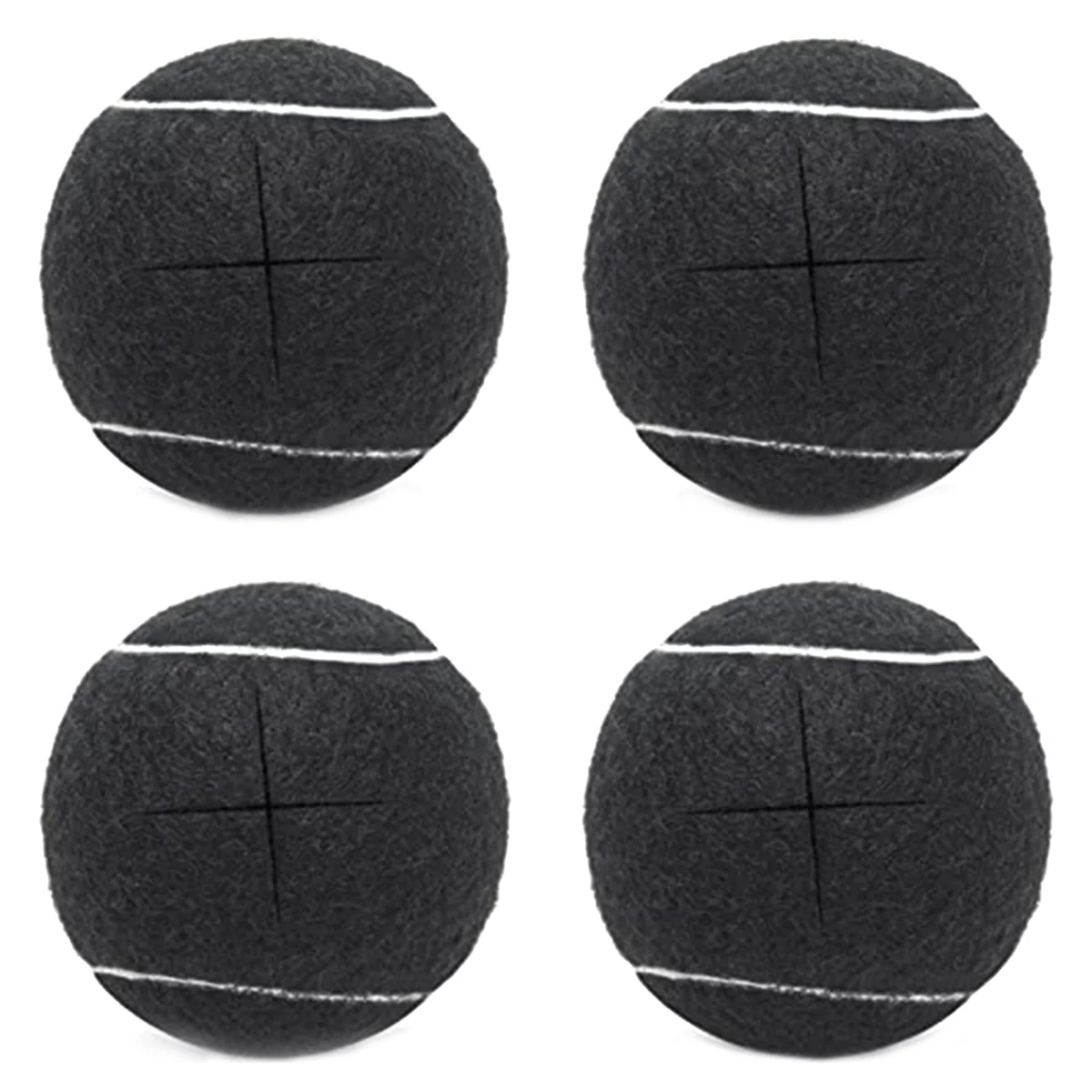 4PCS Tennis Balls for Furniture Legs and Floor Protection Legs Universal Precut Glide Balls,Heavy Duty Long Lasting