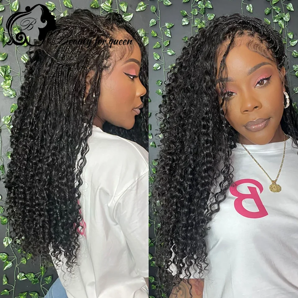 Premium Silky Human Hair Wig Curly Wave Cosplay Brazilian Colored Human Hair Wig Top Sale High Density Pre Plucked Tangle-Tree