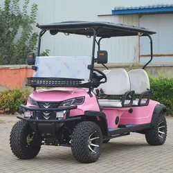 Max Load Capacity 6 Seater 7.5kW AC Motor Off-road Scooter 72V Lithium Battery Aluminum Wheels Electric Golf Cart