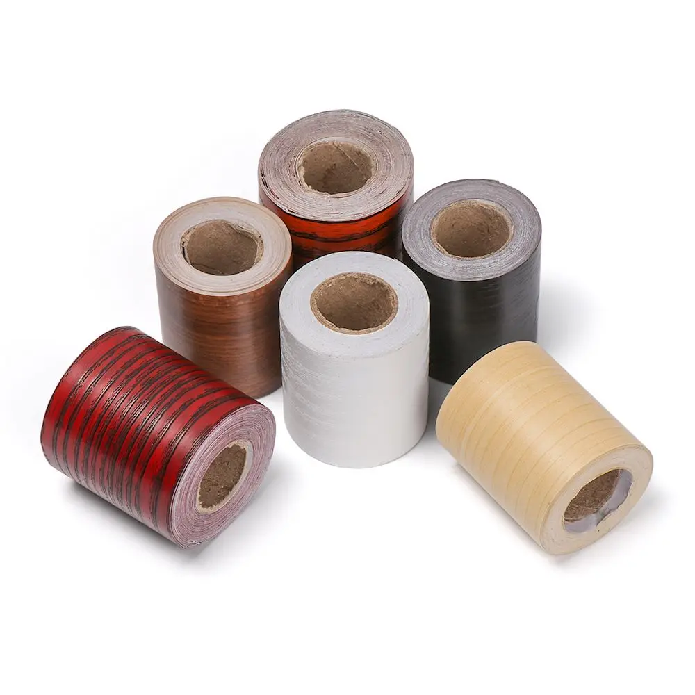 Living Room Self-adhesive Vinyl Decals Waterproof Wall Border Stickers Waist Line Wallpaper Wood Baseboard