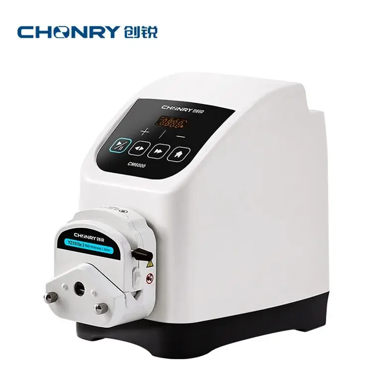

CHONRY CM6000 Цифровой перистальтический насос Макс. 2280 мл/мин Лабораторный перистальтический насос для перекачки жидкости