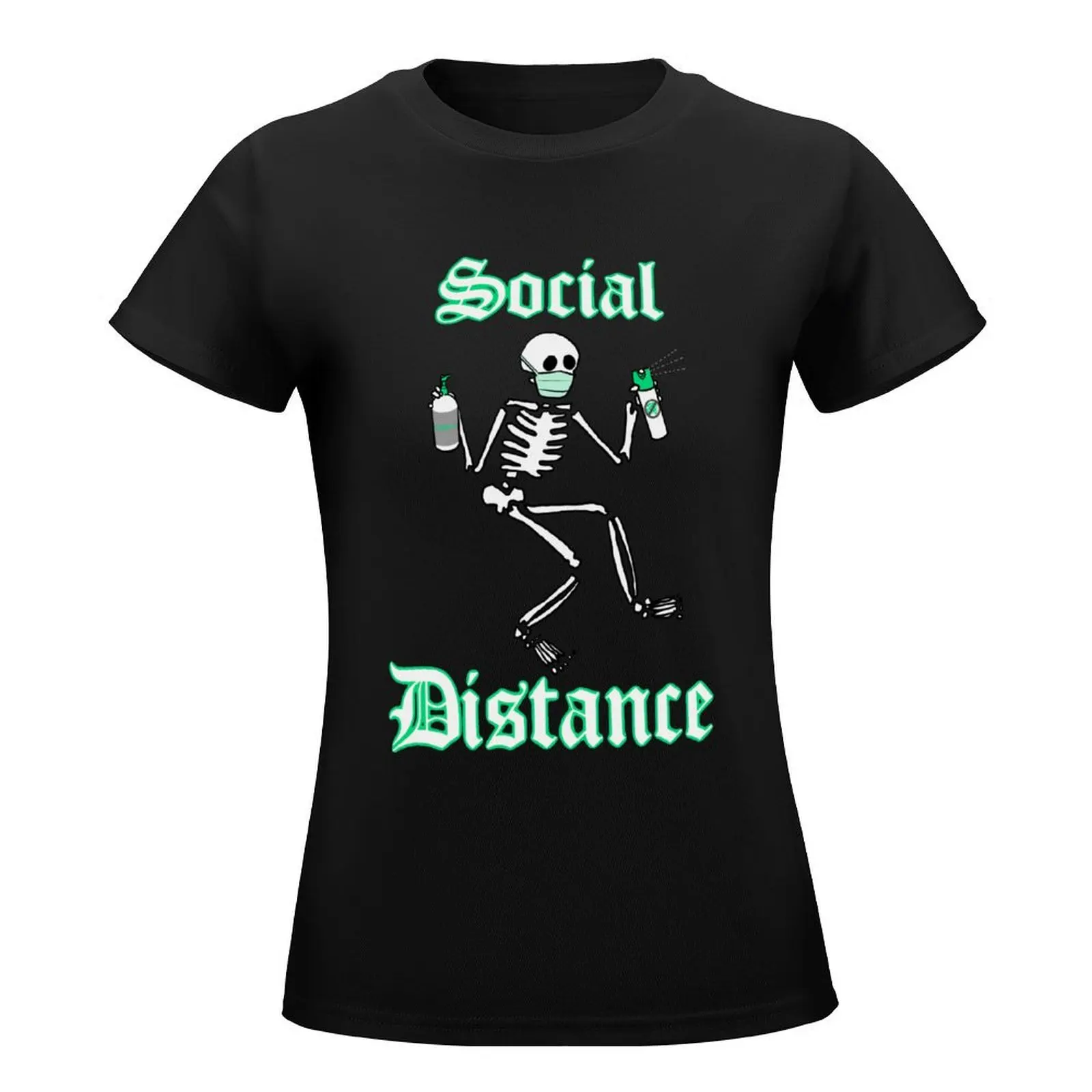 Social Distance T-Shirt Blouse female t shirts for Womens