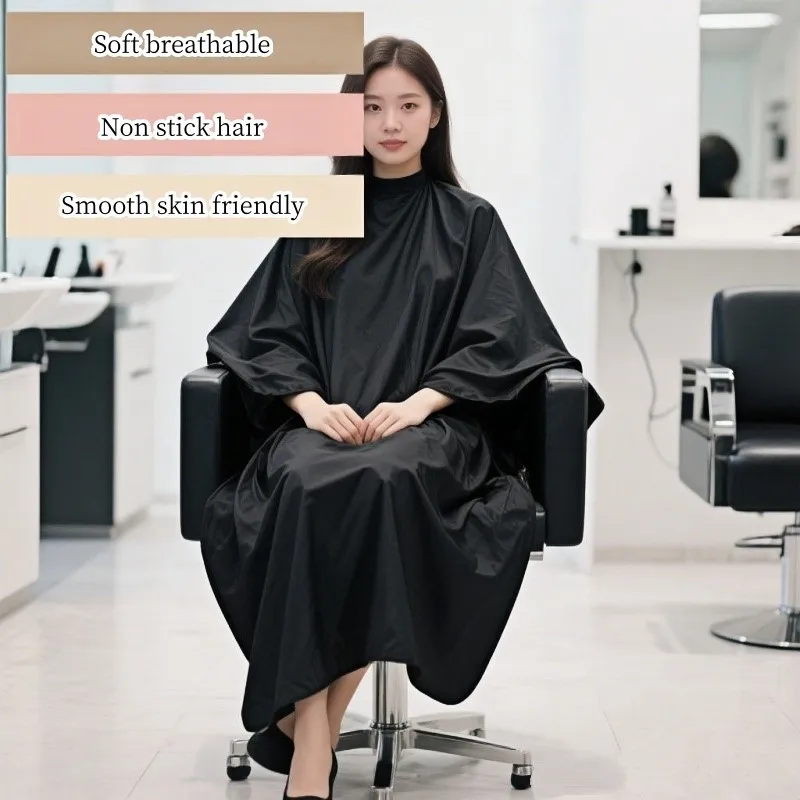 

Thin Version Multi Colored HairSalon Breathable NonStick Hair Robe Apron Barber Cloak AccessoriesTools Hairdressing Workwear Hat