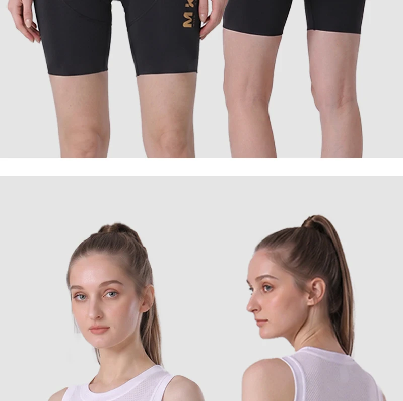 MKEW 2026 Damen-Radshorts Sommer-Fahrradhose Tights Hohe Elastizität Biker-Shorts für Frauen mit Taschen Fahrradbekleidung – Detail 16