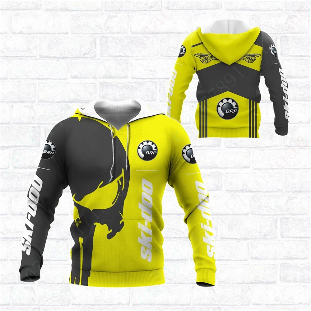 Ski-doo Hoodies For Men Women Casual Zip Hoodies Anime 3D Printing Sweatshirt Top Unisex Clothing Harajuku Essentials Pullover