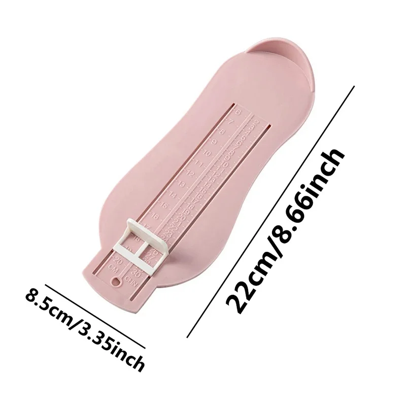 1-4pcs Children Foot Measuring Device For Baby Plastics Colored Maximum 20cm Household Kids Foot Sizer Portable Easy To Store