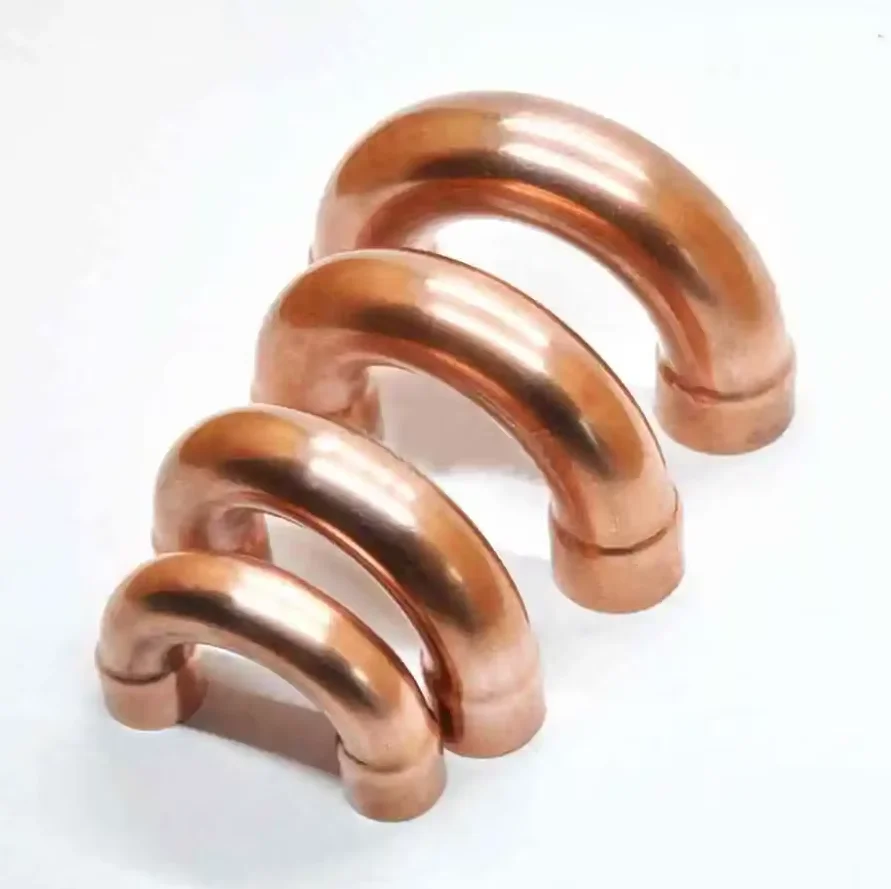 180 Angle Degree Return Bend Equal Copper Welding End Feed Plumbing Pipe Adapter  Fitting Gas Water Oil Refrigerator