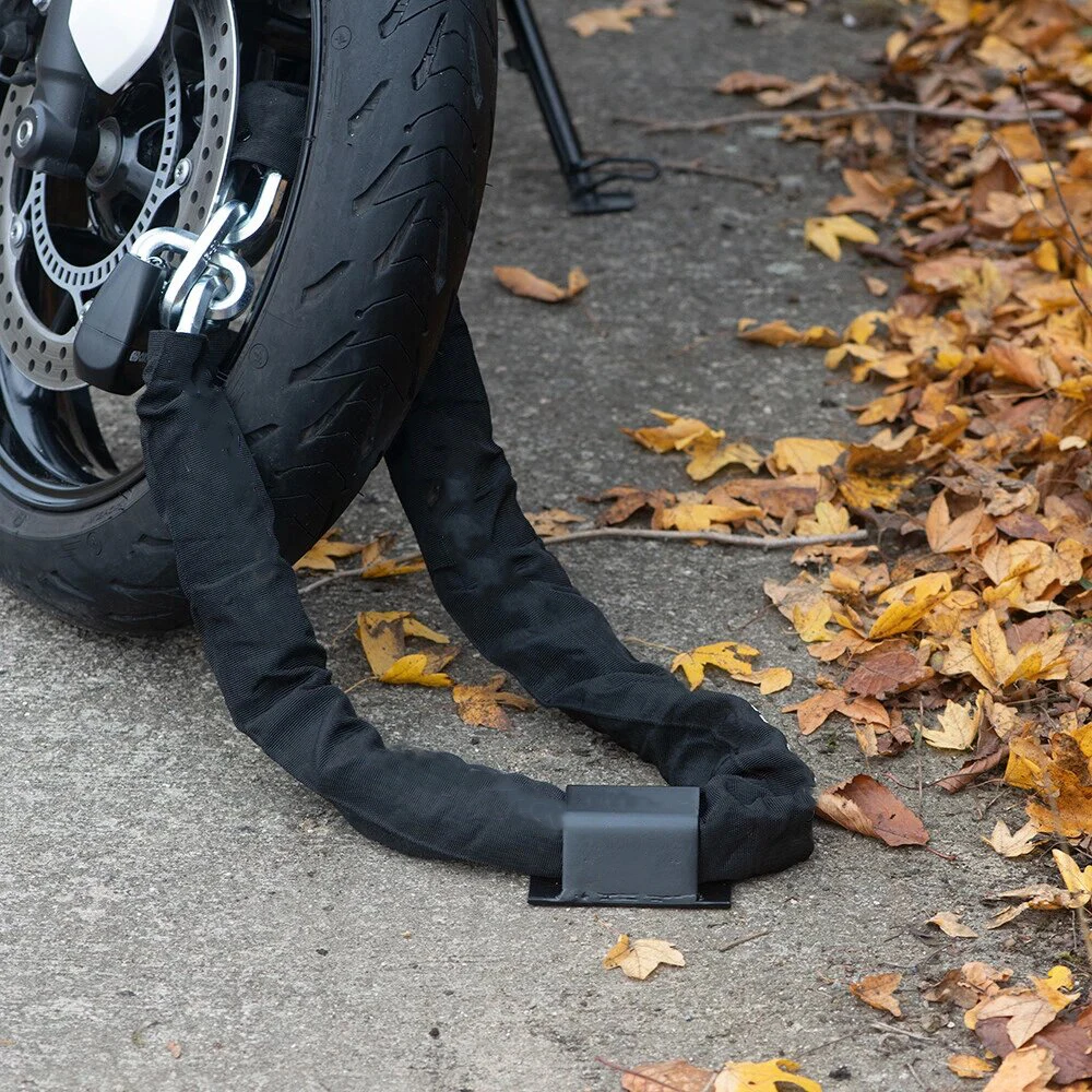Heavy Duty Motorbike Motorcycle Floor Ground Anchor Wall Anchor Anti Theft Chain Lock Point Protect Accessories