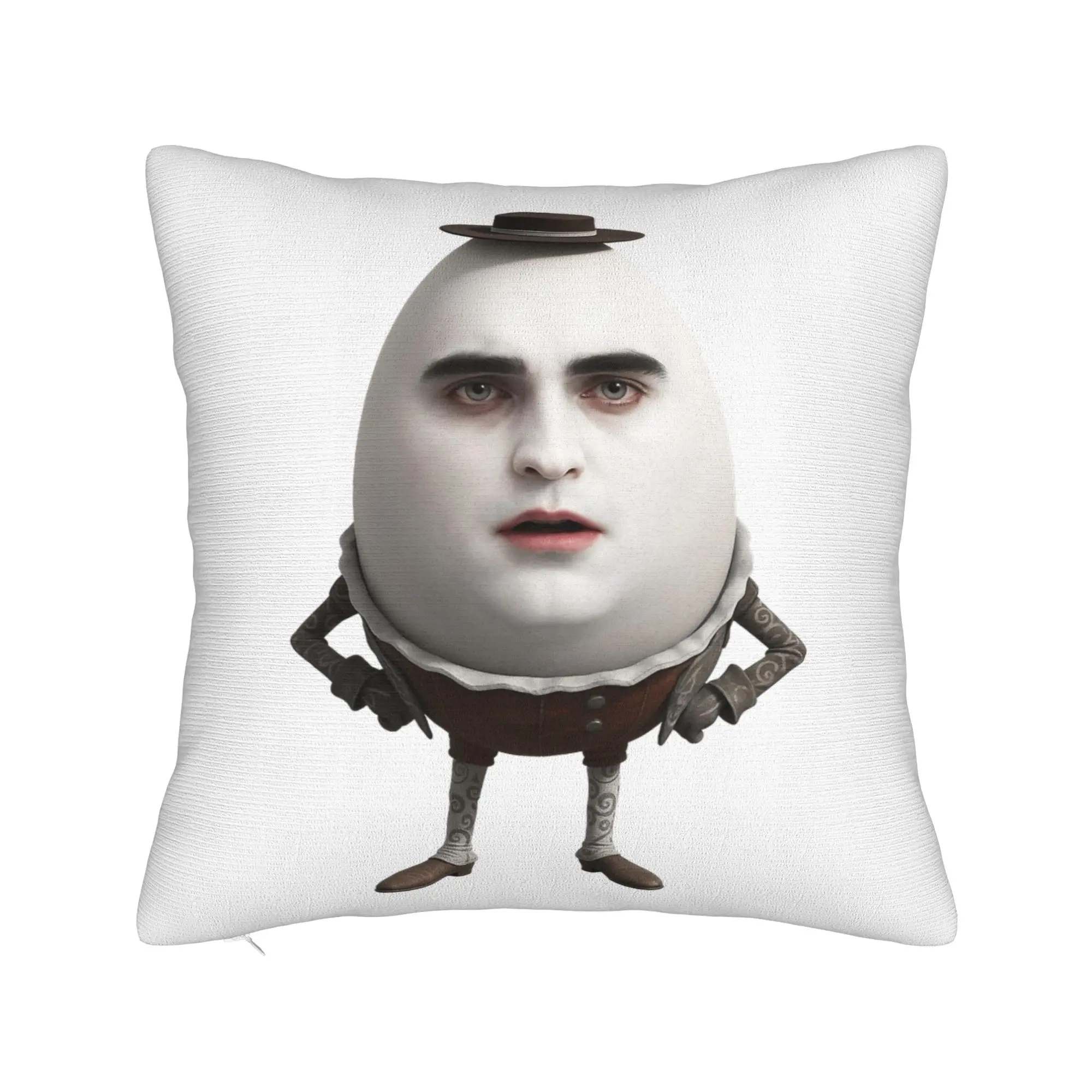 Eggward Twilight Edward Meme Pillowcase Double-sided Printing Cushion Cover Gift  Pillow Case Cover Home Square