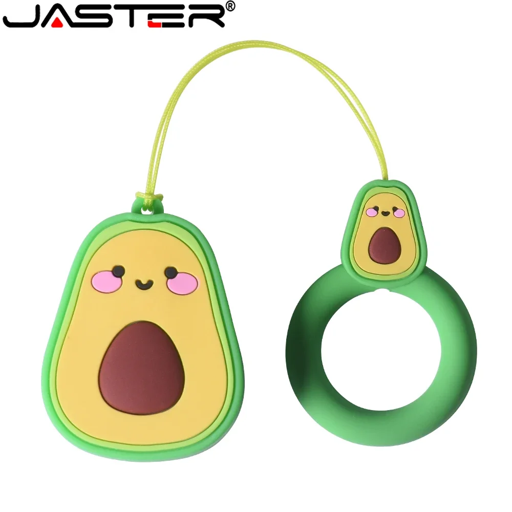 

JASTER Memory stick Avocado USB flash drives Yellow seashell Pen drive Cute cartoon Creative gifts for kids Pendrive 64GB 32GB