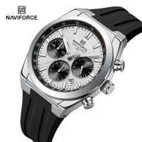 Reloj de Cuarzo NAVIFORCE para Hombre, Deportivo, de Lujo, con Pantalla de 24 Horas, Ventana de Fecha, Cronógrafo, Resistente al Agua, Regalo Masculino