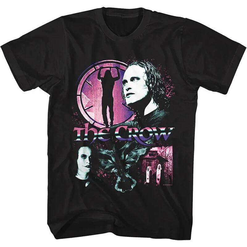 Pop The Crow Rock Movie - American Gothic Dark Fantasy Horror Retro Short-sleeved T-shirt for Musicians of The Crow Band