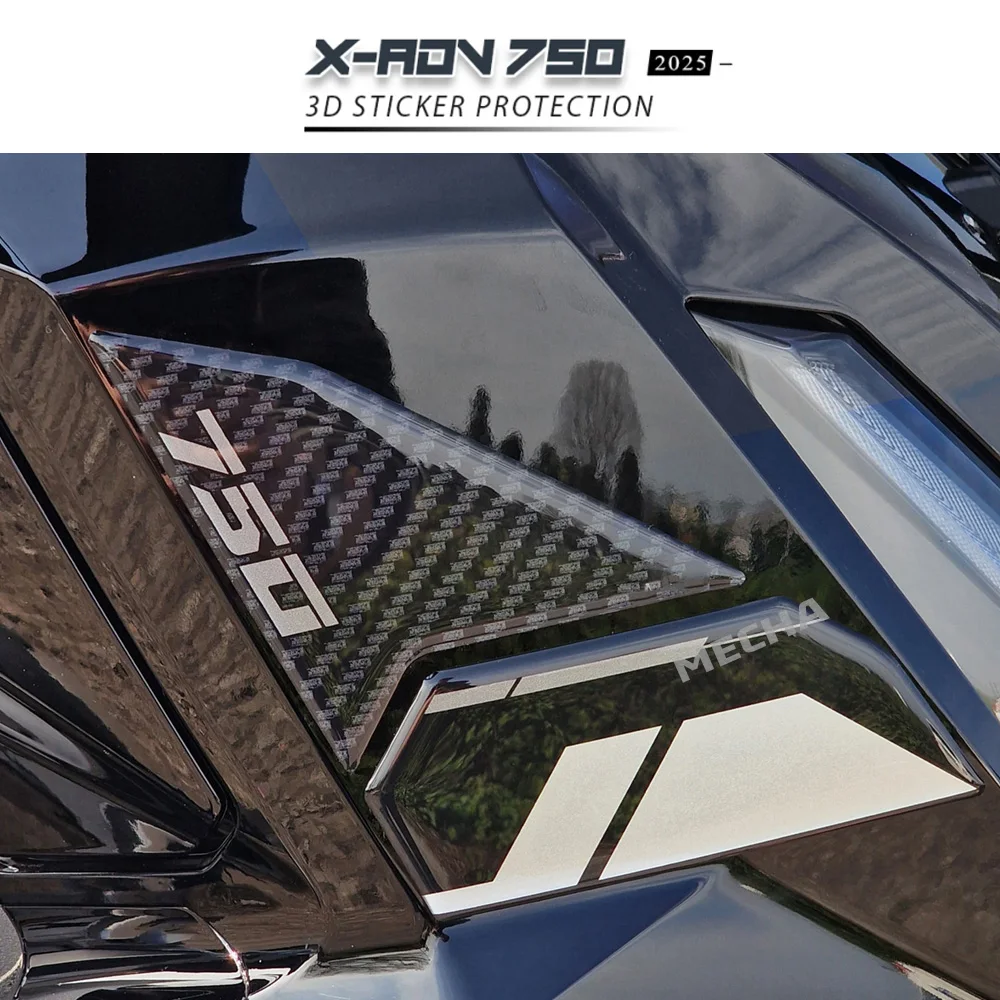 

3D Resin Motorcycle Stickers Compatible with For Honda X-ADV 750 2025 x-adv750 Edge Protective Stickers
