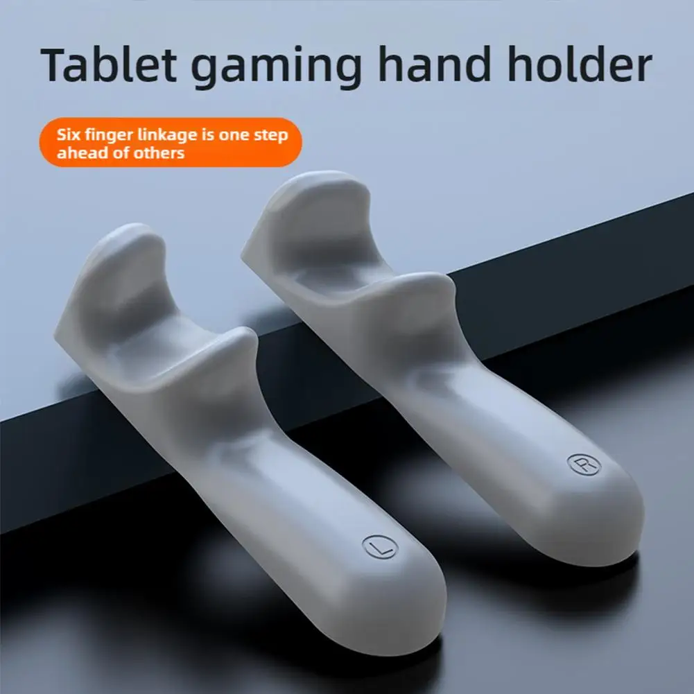 Silicone Gaming Handle For IPad Tablet PUBG Mobile Game Gamepad Grip Handle Game Controller Accessories U8P3