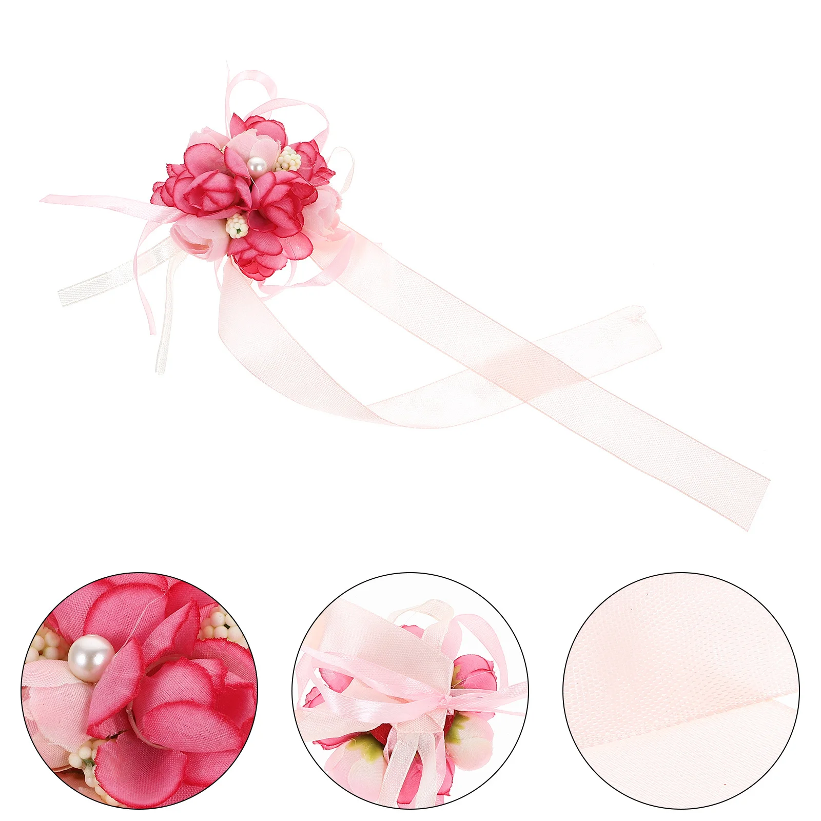 3 قطع الزفاف المعصم زهرة ريفي خمر السوار الفرقة أنيقة وصيفه الشرف سوار الديكور حزب التبعي الزفاف اليد