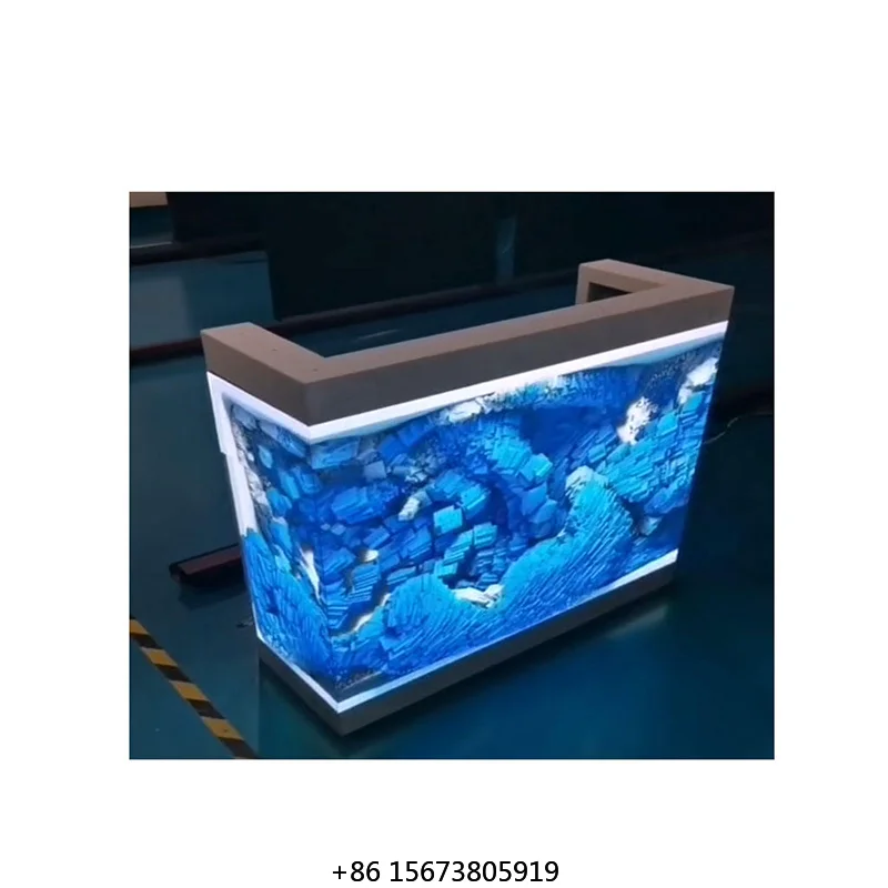 P2.6 P3.91 P4.81 Seamless Visual Dj Desk Stand Facade Booth Podium Table Portable Led Video Display Screen Dj Booth