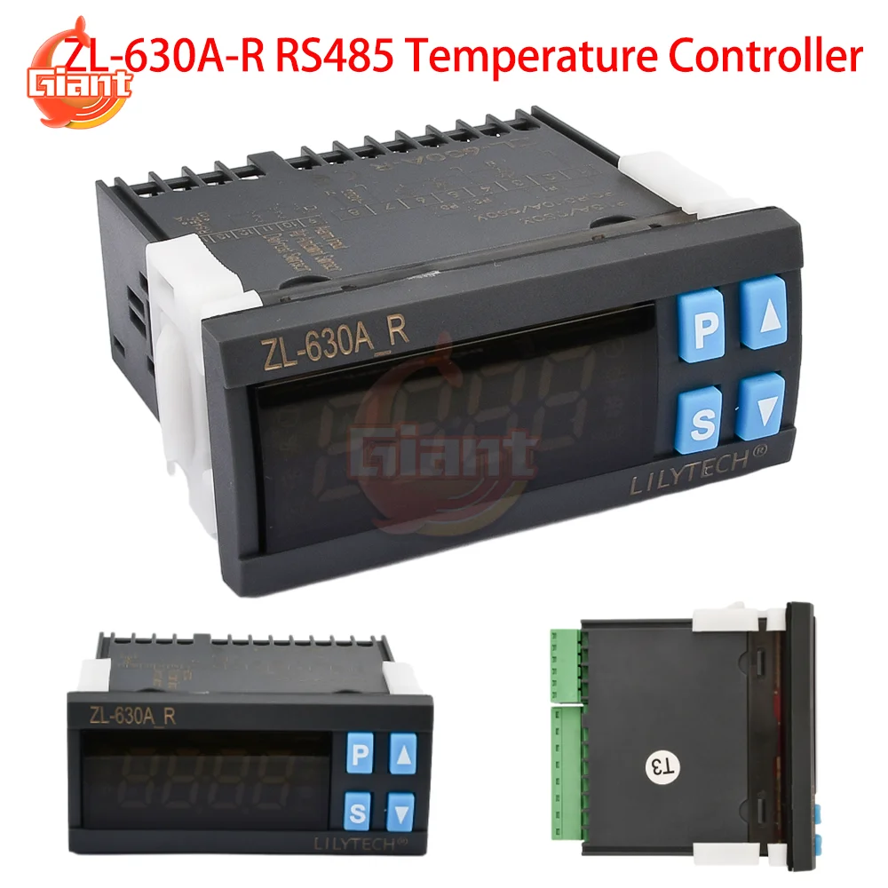 Temperatura Controlador Digital Termostato Temperatura Controle Umidade Incubadora Termorregulador Aquecimento Refrigeração Zl630a-r Rs485