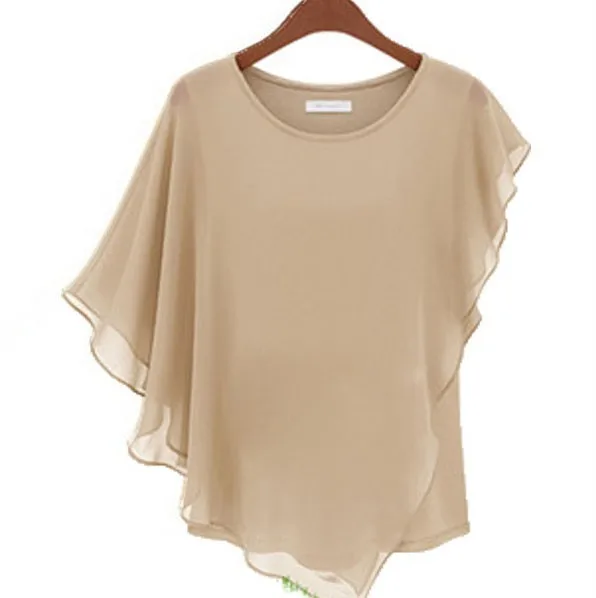 Blusa de moda para mujer, cuello redondo, fibra de poliéster, estilo informal y versátil, csetas para mujer, Tops con dise...