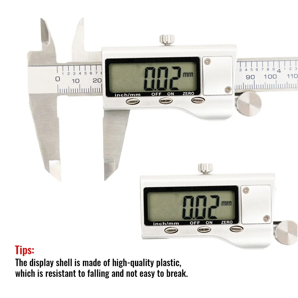6-Inch 0-150mm Stainless Steel Electronic Digital Vernier Caliper Metal Micrometer Measuring Tools