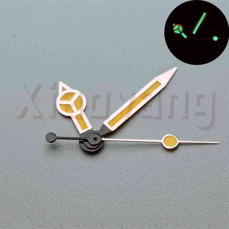 مجموعة يد ساعة معدلة للحركة ، مضيئة ، فضي ، ذهبي ، وردي ، أسود ، أزرق ، أخضر ، برتقالي ، أصفر ، NH35 ، nh36mode #5