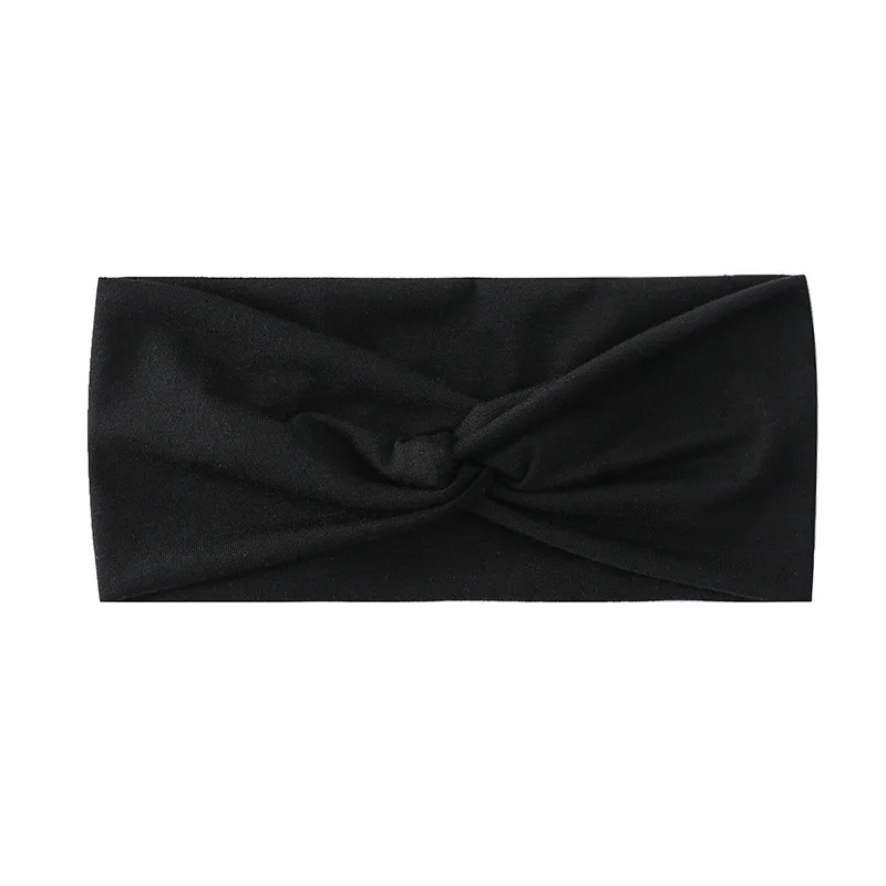 Pilates Elastic Hair Bands Yoga Headband Running Cycling Sweatband Turban Makeup Hair Hoop Makeup Headwrap Women