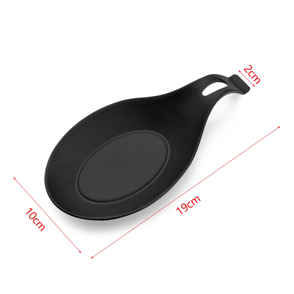 1PC Heat Resistant Silicone Spoon Shelf Chopstick Tray Pot Holder Stove Organizer Utensil Spatula Holder Spoon Pad Kitchen Tool