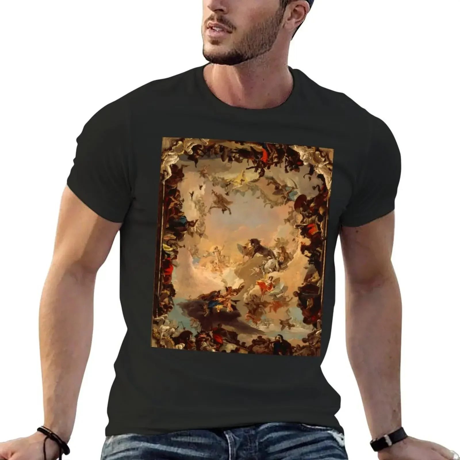 Allegory of the Planets and Continents T-Shirt hippie clothes heavyweights street wear oversized t shirts for men