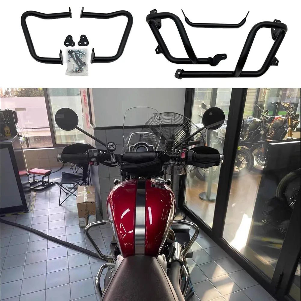 

New Motorcycle Upper Lower Engine Guard Crash Bar Protection For Triumph Scrambler 1200XC/XE 2019-2020